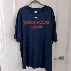 NFL Authentic Denver Broncos Blue T-Shirt TX Cool